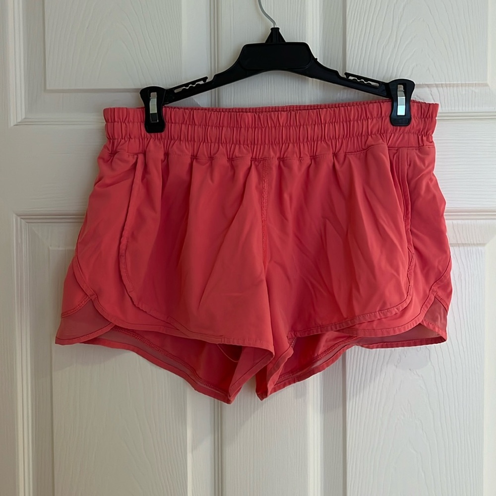 Pink Lululemon shorts